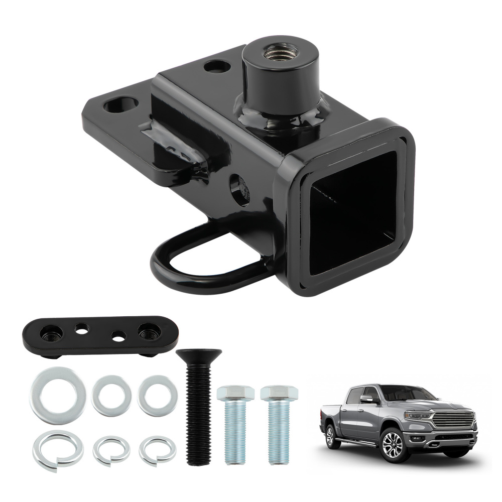 Class 3 Trailer Hitch, 2-Inch Receiver compatible for Dodge Ram 1500 2019-2024 6000 lbs