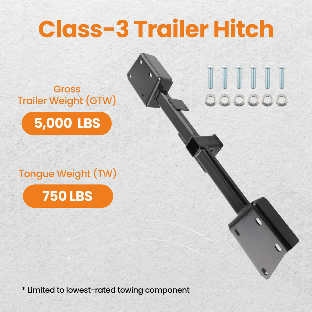 Class 3 Trailer Tow Hitch Towing Receiver compatible for Subaru Ascent All Styles 2019-2024