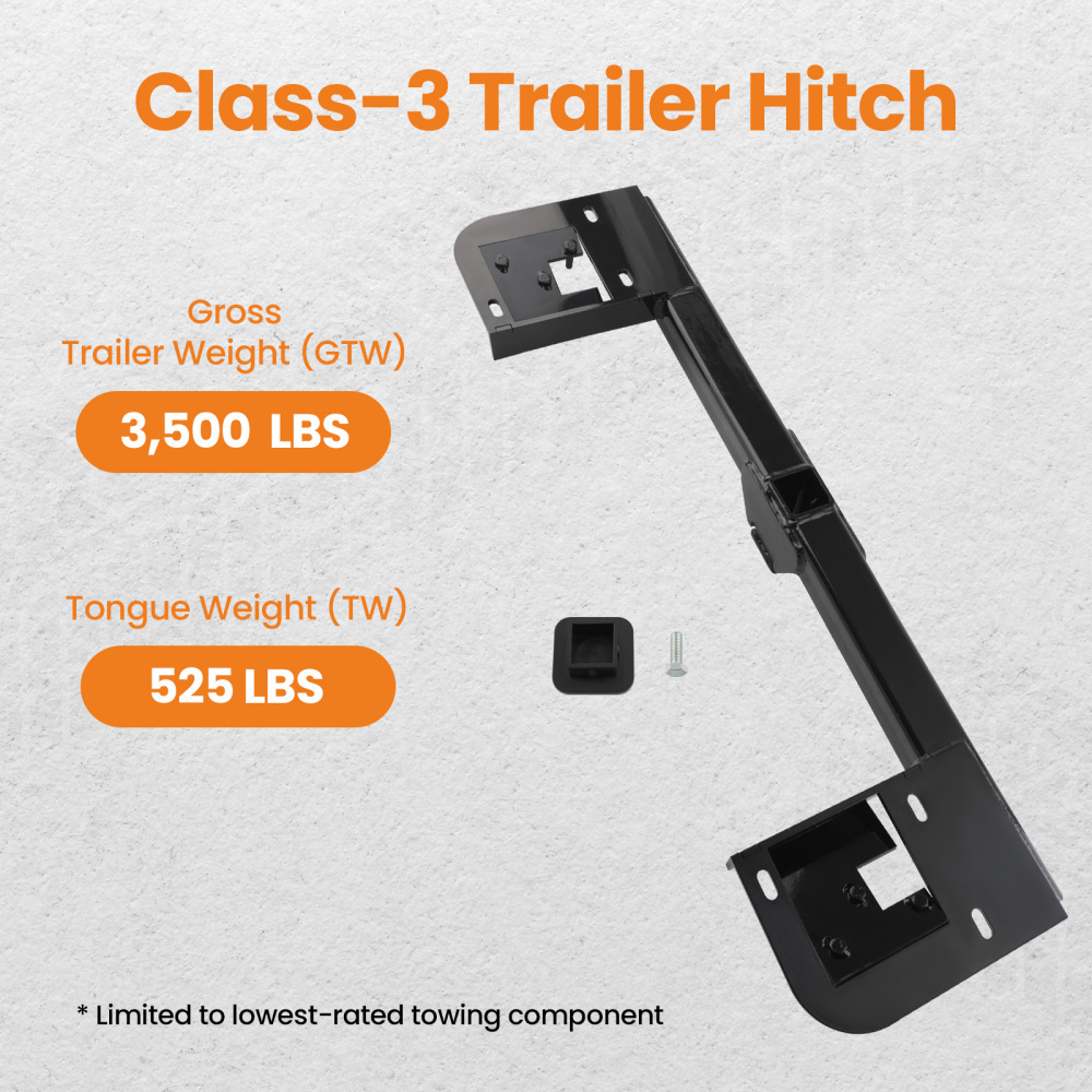 2 inch Steel Trailer Hitch Tow Hook Receiver Rear compatible for Tesla Model Y 2020-2024