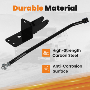 Adjustable Kit Front Track Bar compatible for Jeep Cherokee XJ w/ 4-6.5 inch lift 1984-2001