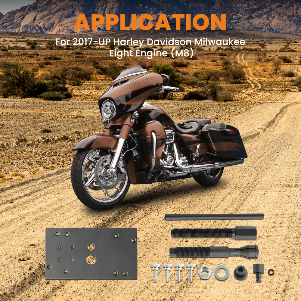 Inner Camshaft Bearing Remover Installer Tool compatible for Harley Milwaukee 8 Big Twin