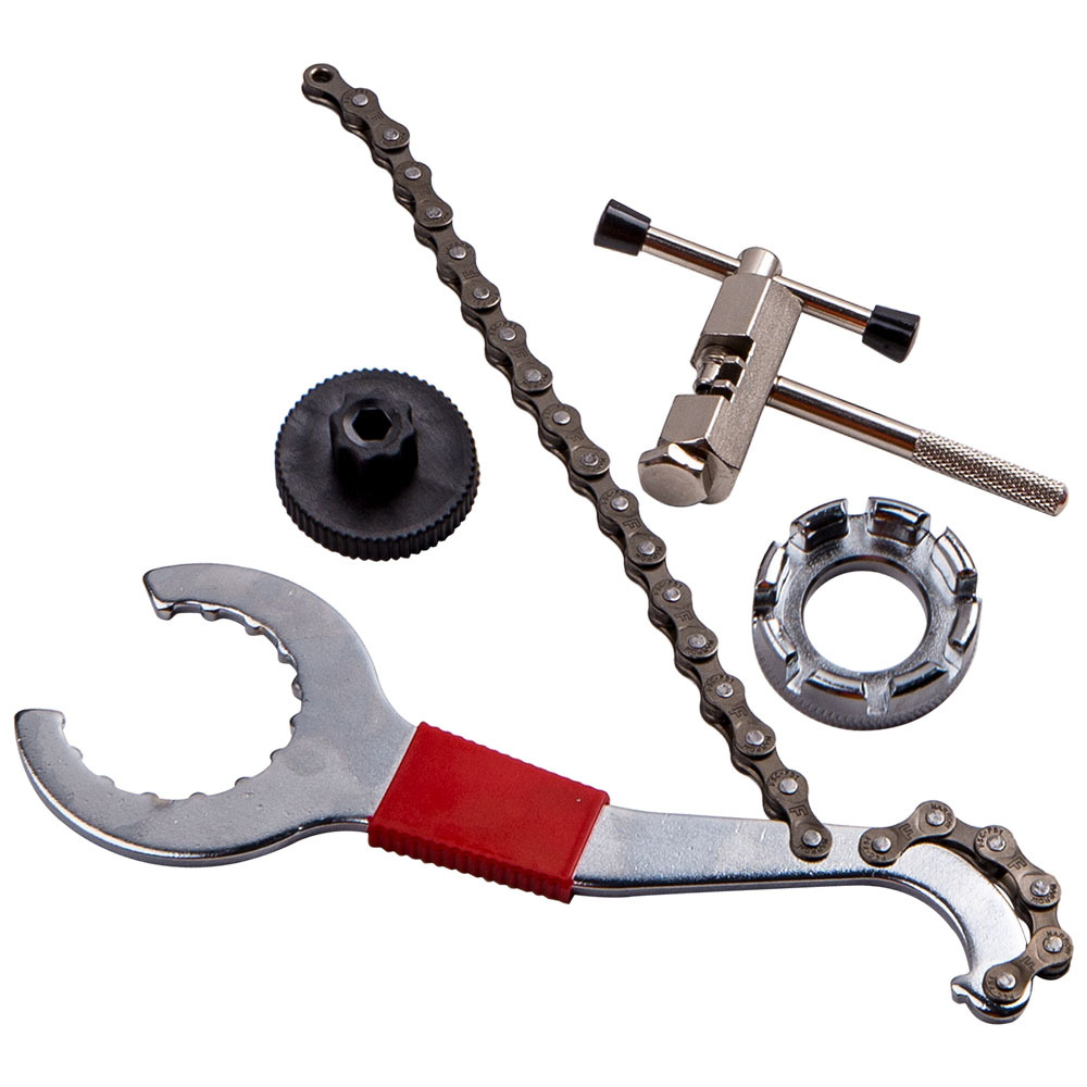 25x vélo de réparation de vélo roue libre Retirer Home Mechanic Folding Tool Kit