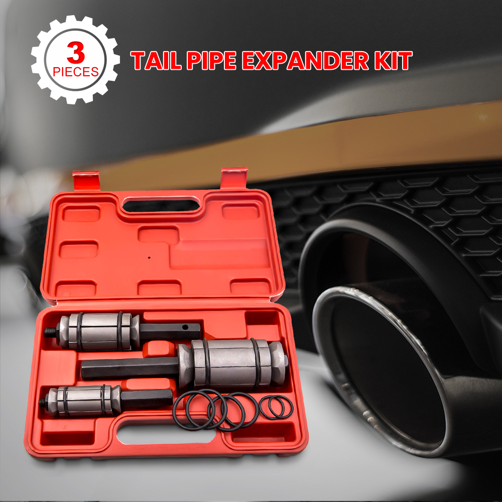 Tail Pipe Tube Exhaust Muffler Expander Spreader Tool Kit Set 1-1/18inch 3-1/2inch Tail Pipe Tube Exhaust Muffler Expander Spreader Tool Kit Set 1-1/18inch 3-1/2inch
