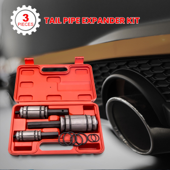 Tail Pipe Tube Exhaust Muffler Expander Spreader Tool Kit Set 1-1/18inch 3-1/2inch