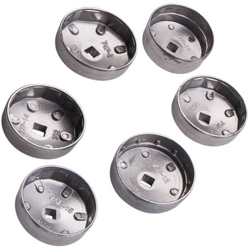 23pcs/Set Cup Type Oil Filter Wrench Removal Socket Remover Tool Kit Aluminium