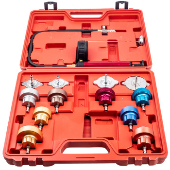 Car Radiator Cooling System Leak Detector Kit Coolant Pressure Test Head Gasket
