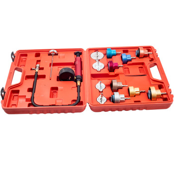 Car Radiator Cooling System Leak Detector Kit Coolant Pressure Test Head Gasket