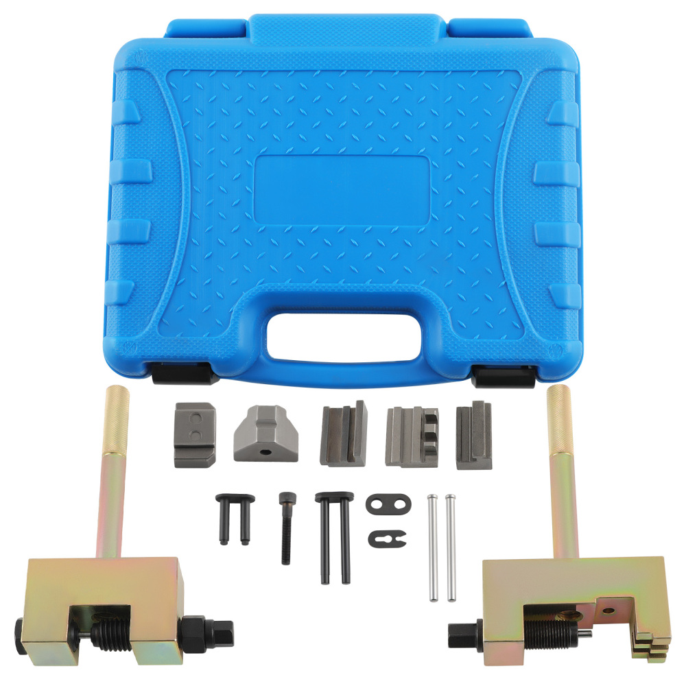 Engine Timing Chain Riveting Tool Set compatible for Mercedes W203 W212 Simplex compatible for Duplex