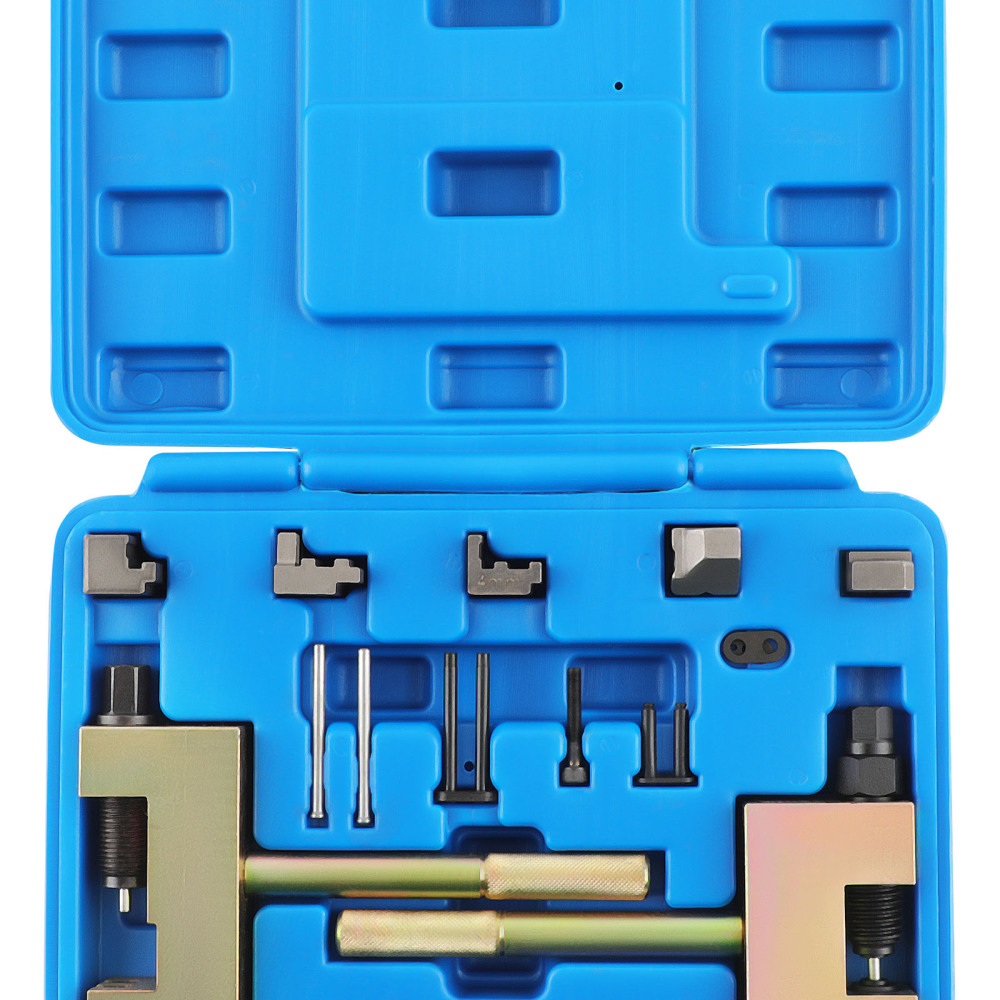 Engine Timing Chain Riveting Tool Set compatible for Mercedes W203 W212 Simplex compatible for Duplex