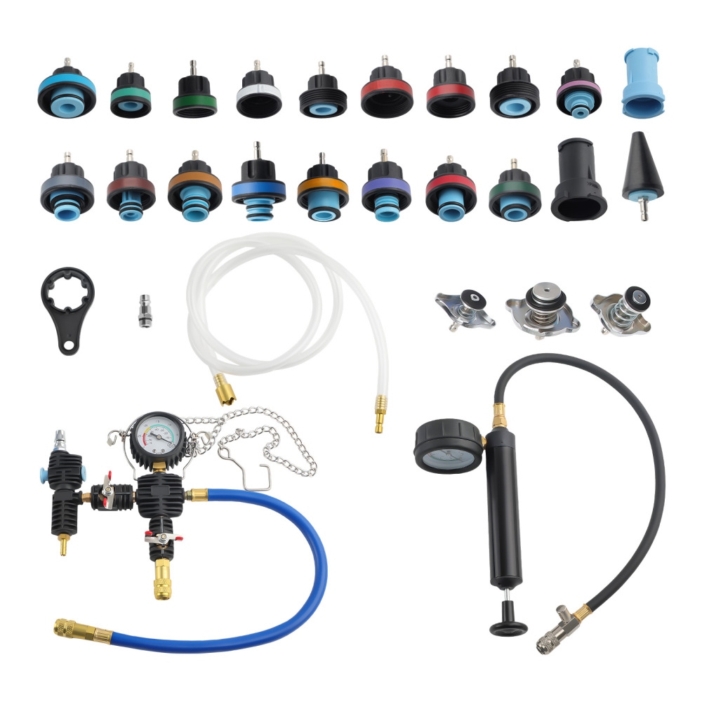 28PC Universal Radiator Pressure TesterVacuum Cooling System Pressure Tester