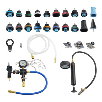 28PC Universal Radiator Pressure TesterVacuum Cooling System Pressure Tester