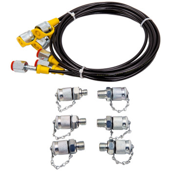 Hydraulic Pressure Gauge Test Kit Excavator Portable Tester