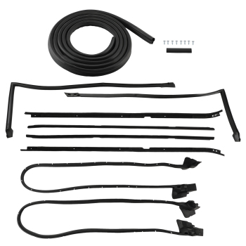 9pcs Weatherstripping Seal Kit with Narrow compatible for Regal Cutlass RWD G-Body 81-88