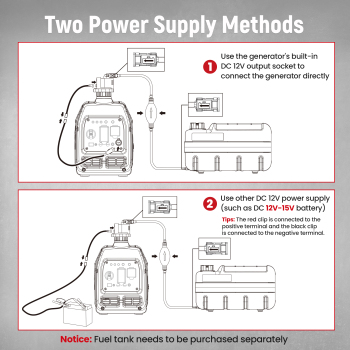 12V DC Gasoline Electric Fuel Pump Extend Running Time For MXR2300 MXR3500