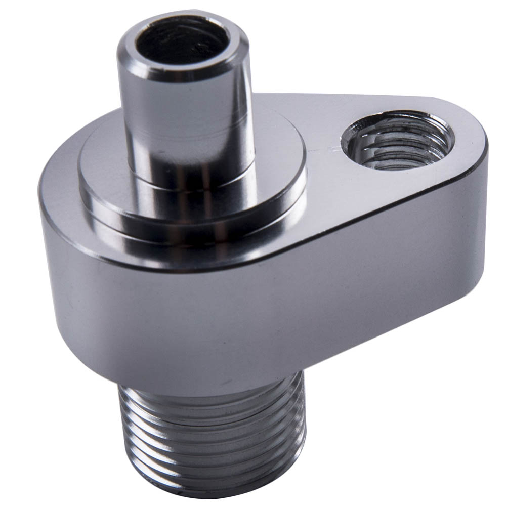 AC Compressor Adapter Fittings Kit For Denso 10S17F & 10S20F Compressors (LS Swap)