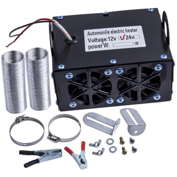 12V 500W Calefactor Ventilador Parabrisas Coche Descongelador Purificador Aire