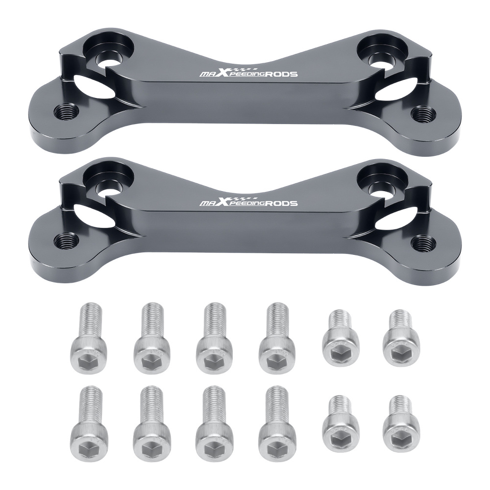 2 Pcs Rear Brake Caliper Adapter W/ Hardware compatible for Subaru Forester 2000-2008