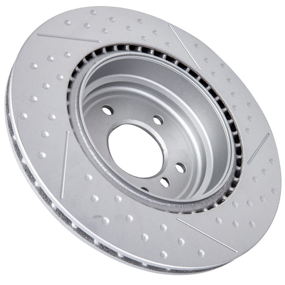 Left Driver Sides Spoke Rear Brake Rotors Dics compatible for BMW E90