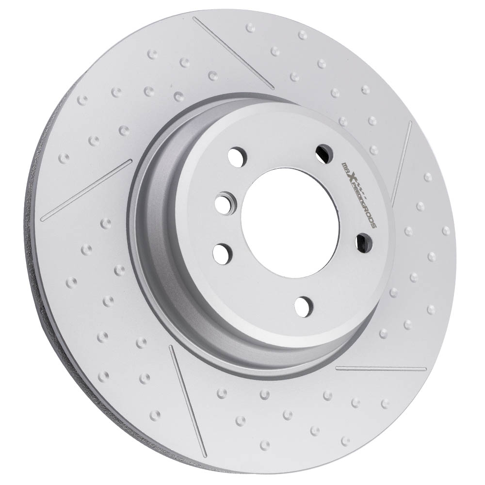 Right Sides Spoke Front Brake Rotors Dics compatible for BMW E90