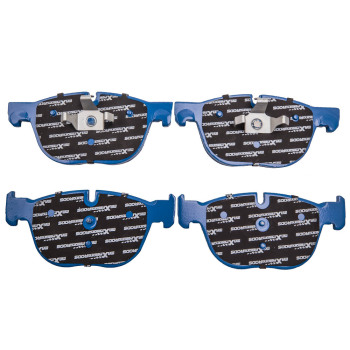 4x Delantero Pastillas de freno Kit compatible para BMW X5 X6 2.0T 3.0TDI E70 F15 E71 F16
