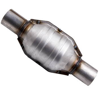 2pcs Universal Three-way High-Flow EPA Catalytic Converter Standard 2.25quot;