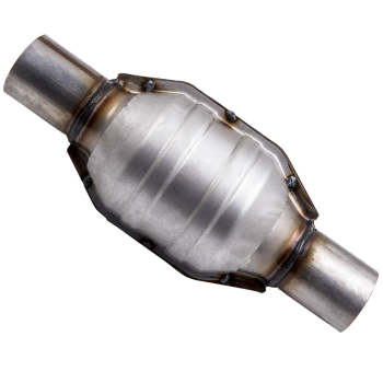 2pcs Universal Three-way High-Flow EPA Catalytic Converter Standard 2.25quot;