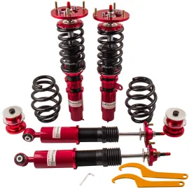 Kit ammortizzatori per auto Anteriore e Posteriore compatibile per BMW E46 98-05 Lowering Kit