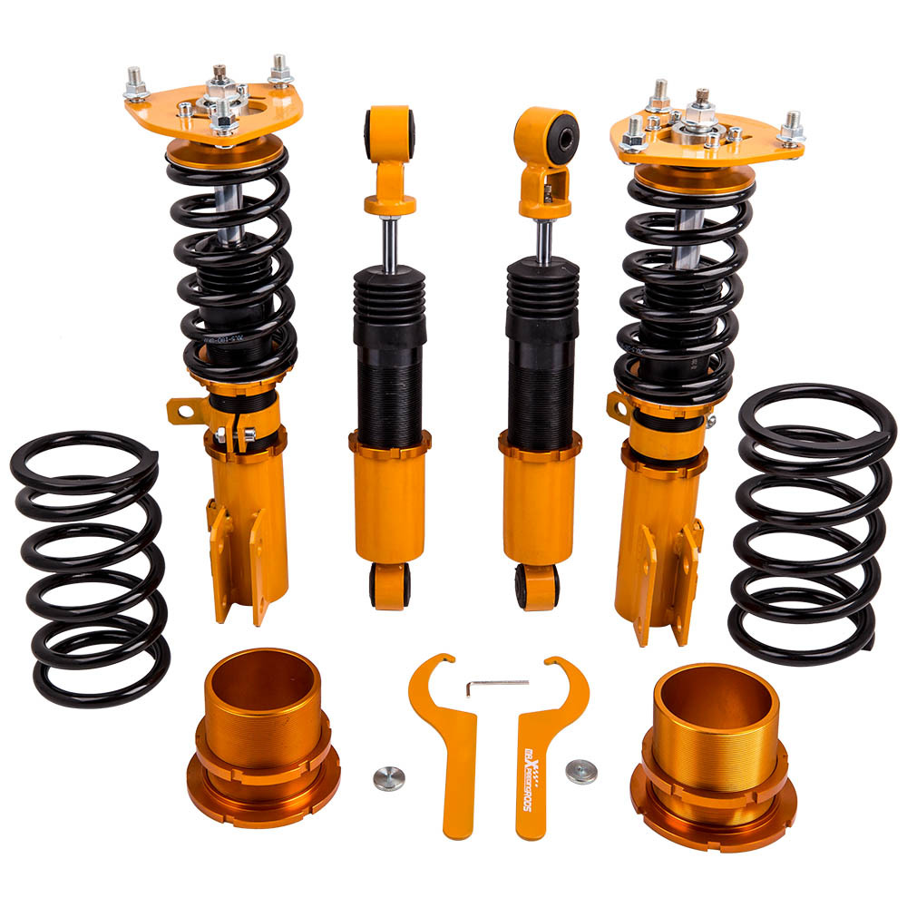 Coilovers Speing Strut Kits compatible for Hyundai Veloster 12-18 Adj. Damper 1.6L Shocks lowering kit