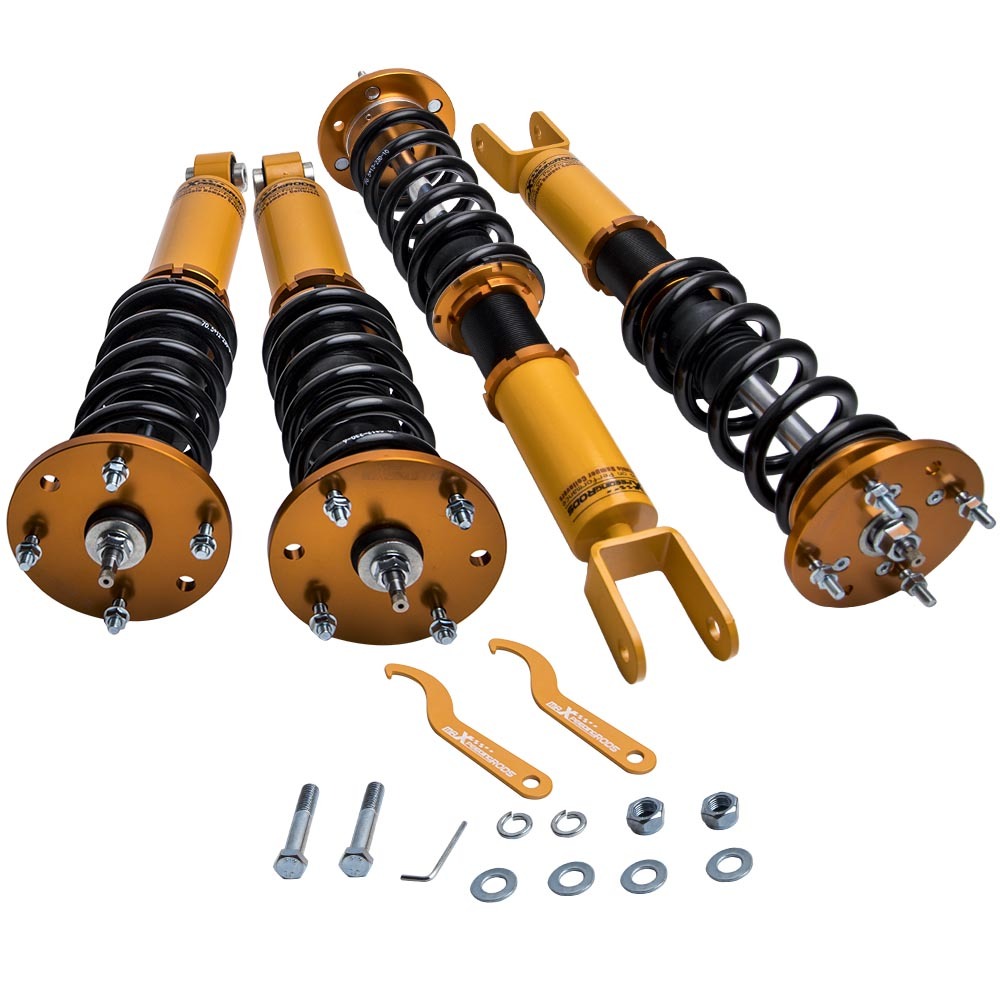 Tuning Coilovers Suspension Set Kit compatible for Jaguar XF 2007-2015 Adjust Height Shocks Lowering Kit