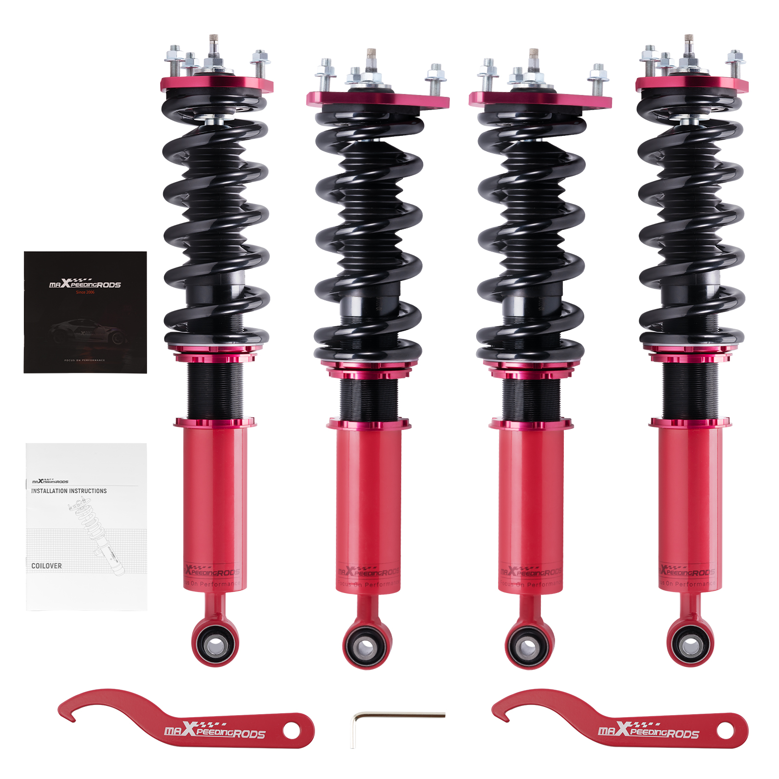 RACING COILOVER SUSPENSION DAMPER SET compatible for LEXUS GS 300