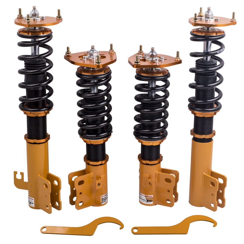 Ammortizzatori coilover regolabili a 24 vie compatibile per Subaru Forester SF 1998 1999 2000 2001 2002 Lowering Kit