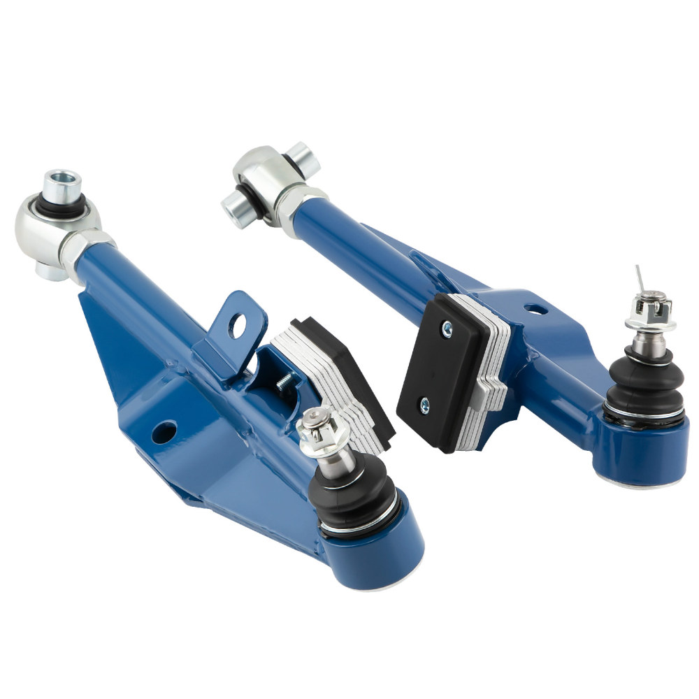 4pcs Front Lower Control ArmsHigh Angle Tension Rods compatible for Nissan 180SX 89-94