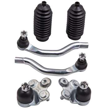 14 Pcs Front Lower Control Arm and Outer Tie Rod End compatible for Honda Civic 2006-2011 suspension arms