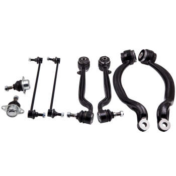 8 Pcs Rear Upper Lower Control Arm compatible for Land Rover Range compatible for Rover 03-2011 RBJ500920