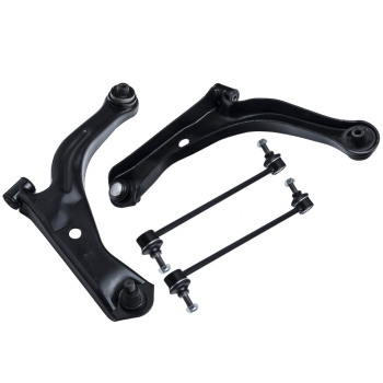 4 Pcs Front Lower Control Arm Ball Joint Sway Bar Kit compatible for Ford Escape 04   12