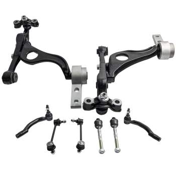 8pcs Front Lower Left amp; Right Suspension Control Arm compatible for Mazda 6 07-12 GS1D34300 suspension arms