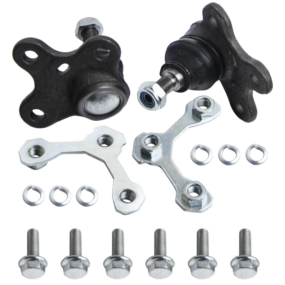 4pcs Suspension Wishbone Control Arm Kit Front Lower compatible for Seat Arosa 6H 1997-2004 suspension arms