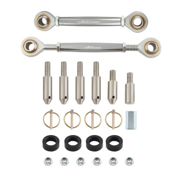 Front Sway Bar Links Disconnect 2.5 6 Lift compatible for Jeep Wrangler JK JKU JL 2007 2021