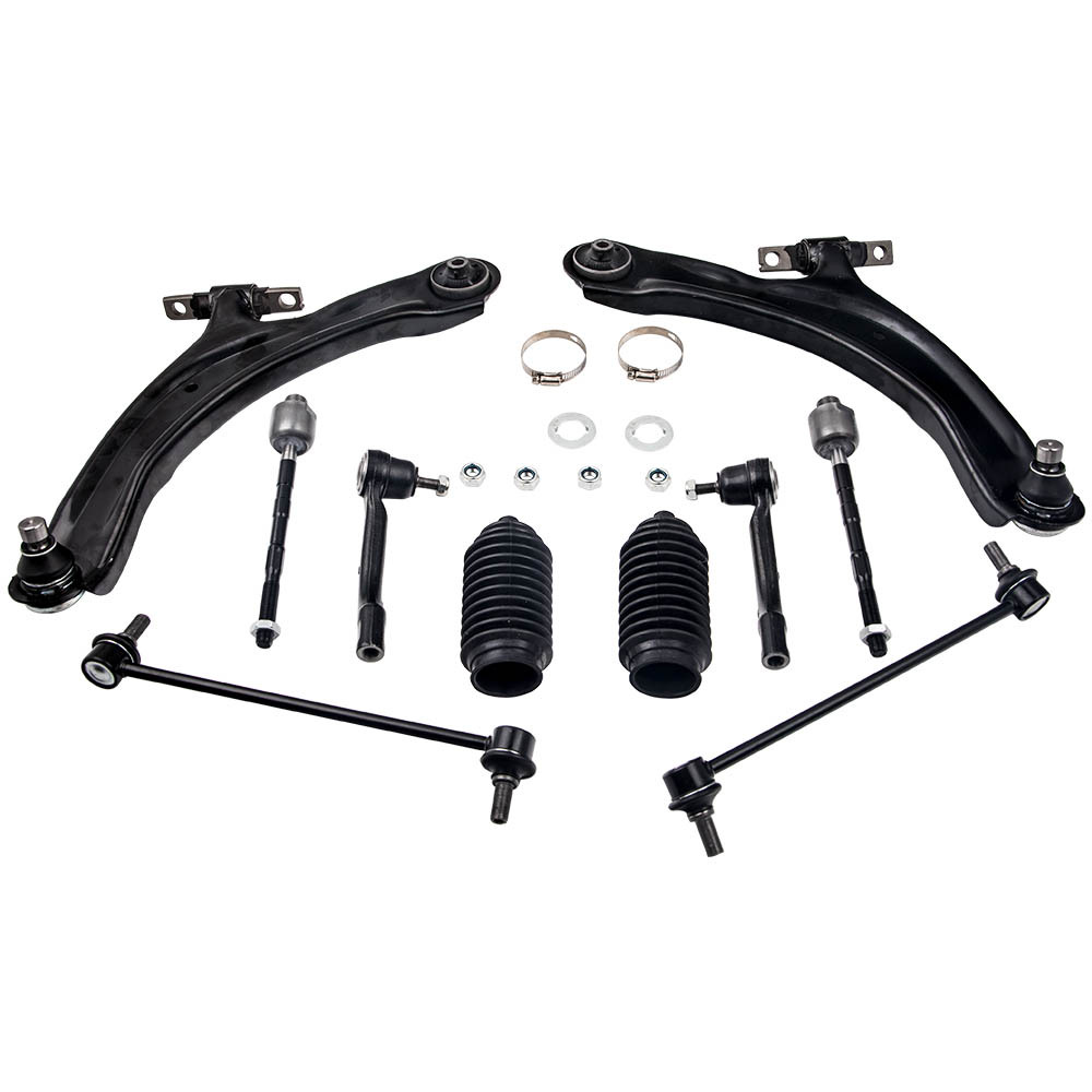 10 Pcs Front Lower Control Arm Assembly compatible for Nissan Rogue 2008-2012 EV800550 suspension arms
