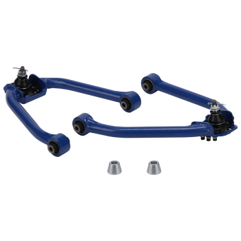 Pair Adjustable Front Upper Camber Control Arms Set compatible for Nissan 350Z Z33 2003 09