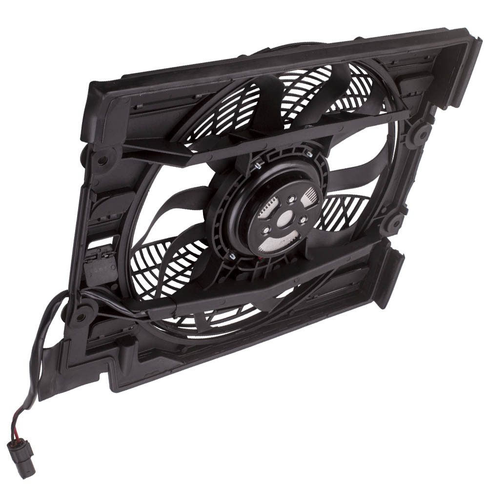 Compatible for AC Condenser Fan Assembly Black compatible for BMW 540i 525i 528i 530i 540i BM3113109