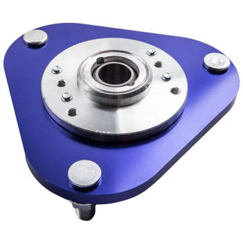 2 Pcs Front Coilover Camber Plates Top Hat compatible for Toyota Celica 2001-2006 Blue