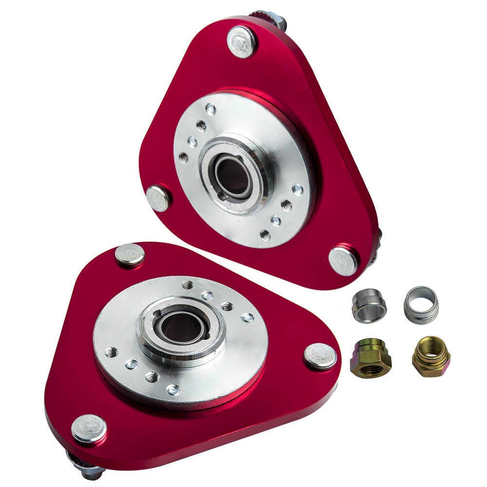 2 piezas Kit de suspensión Coilover Top Hat Camber Plates compatible para Toyota Celica 2000-2006