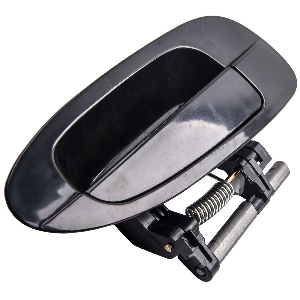 Black Exterior Outside Front Rear Door Handle Set compatible for Nissan Altima 2002-2006