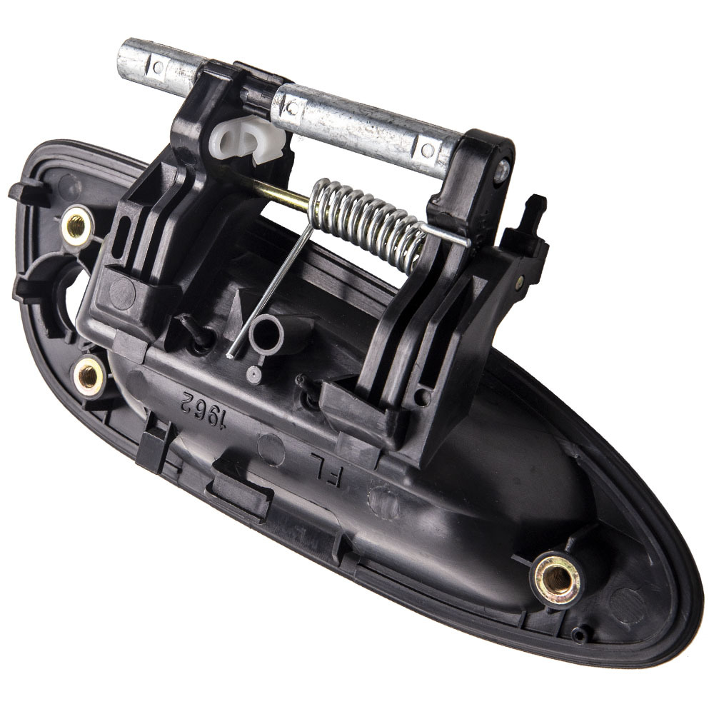 Black Exterior Outside Front Rear Door Handle Set compatible for Nissan Altima 2002-2006