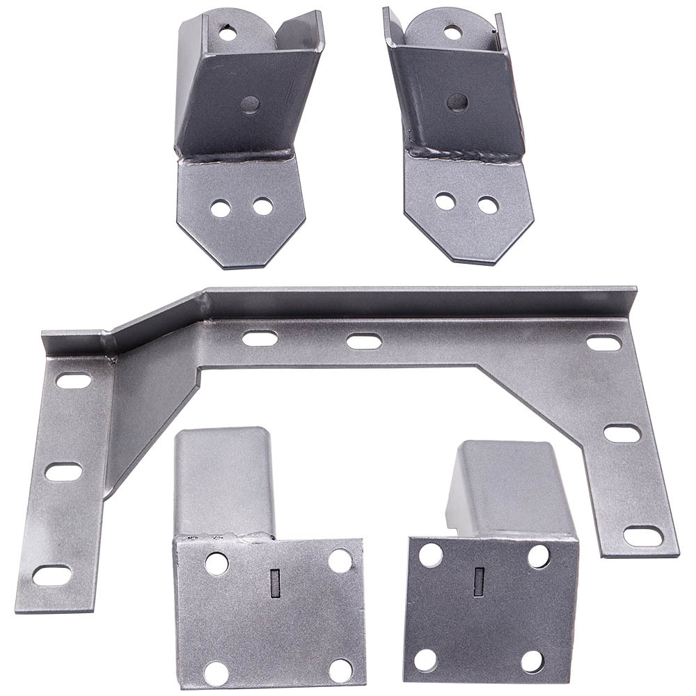 Engine Swap Motor Transmission Mount Silver compatible for Nissan 240SX S-chassis S13 S14