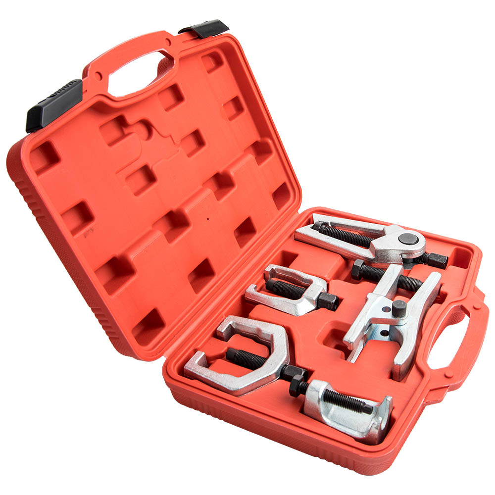 5pcs Front End Service Tool Kit Ball Joint Tie Rod Set Pitman Arm Puller Remover