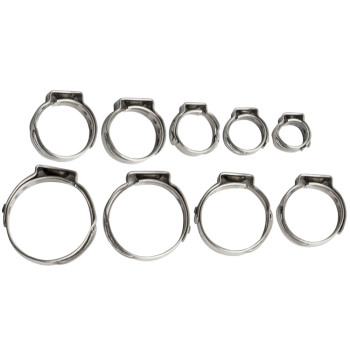 170 1 Fascette per orecchie Fascette stringitubo 5.8mm-21mm Assortimento Fascette stringitubo con pinze