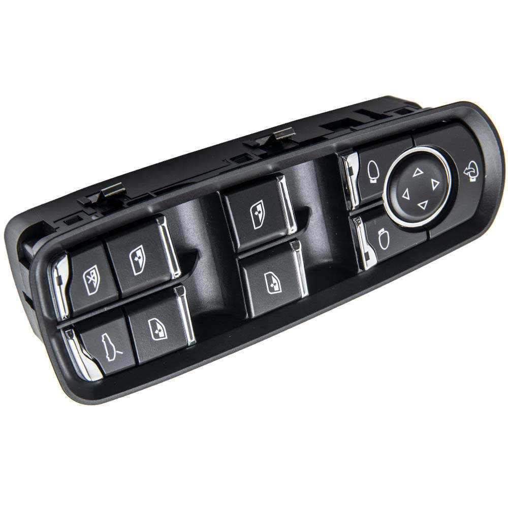 Botón de interruptor de elevalunas delantero izquierdo compatible para Porsche Cayenne Macan 7PP959858