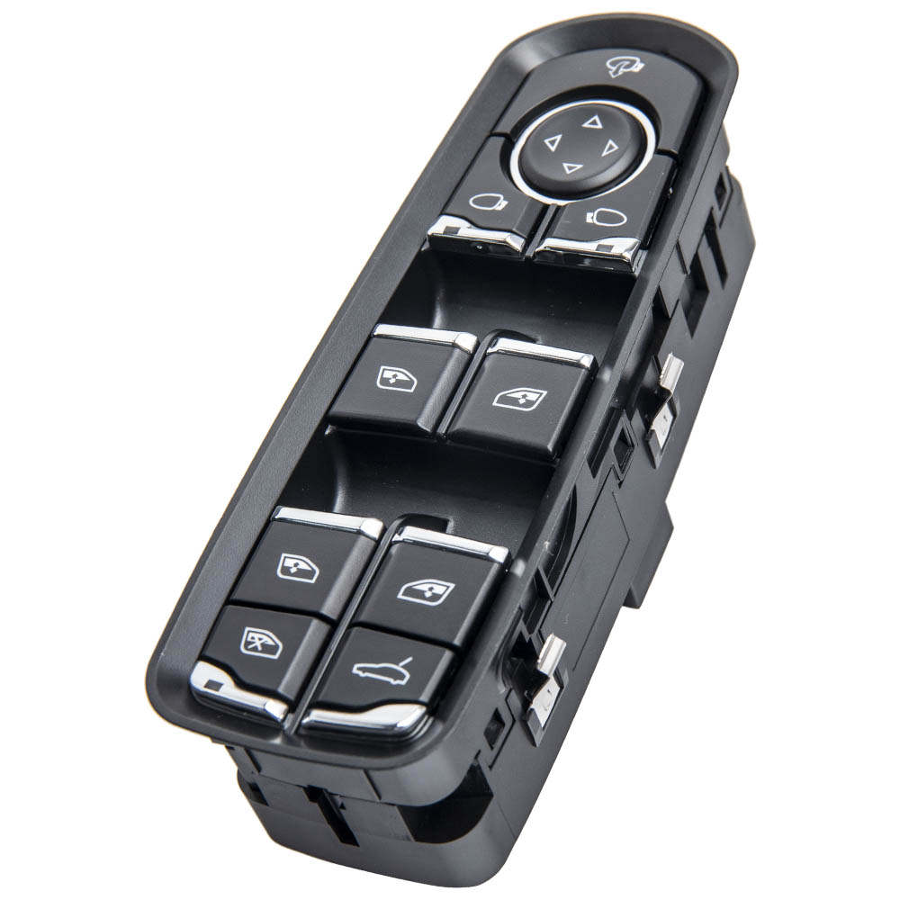 Botón de interruptor de elevalunas delantero izquierdo compatible para Porsche Cayenne Macan 7PP959858